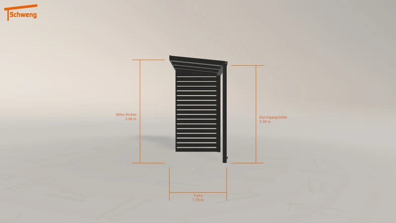 #DE Schweng Terrassenüberdachung S350 (ID mjqdyg)