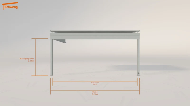 #DE Schweng Terrassenüberdachung S400 (ID w3p5qb)