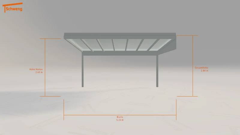 #DE Schweng Terrassenüberdachung S400 (ID w3p5qb)