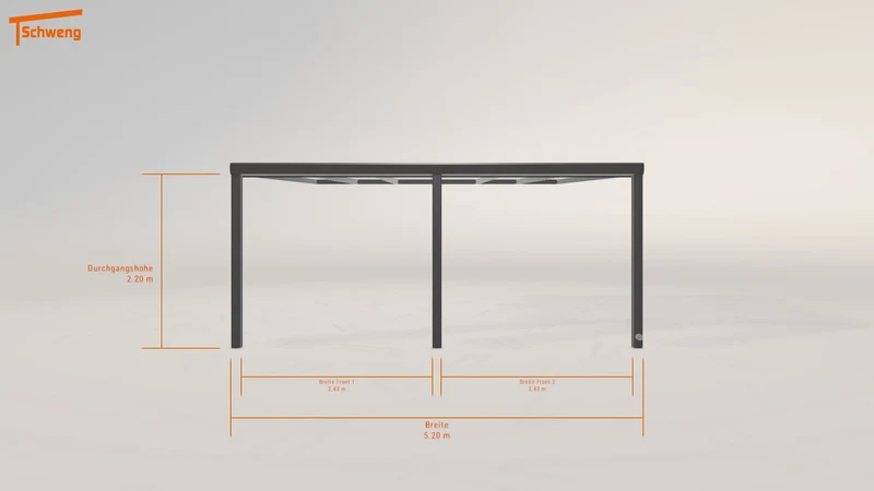 #DE Schweng Terrassenüberdachung S400 (ID k2g2wd)