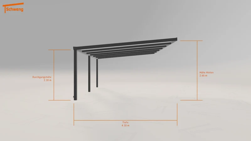 #DE Schweng Terrassenüberdachung S400 (ID k2g2wd)
