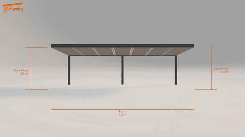 #DE Schweng Terrassenüberdachung S350 (ID jjnj7w)