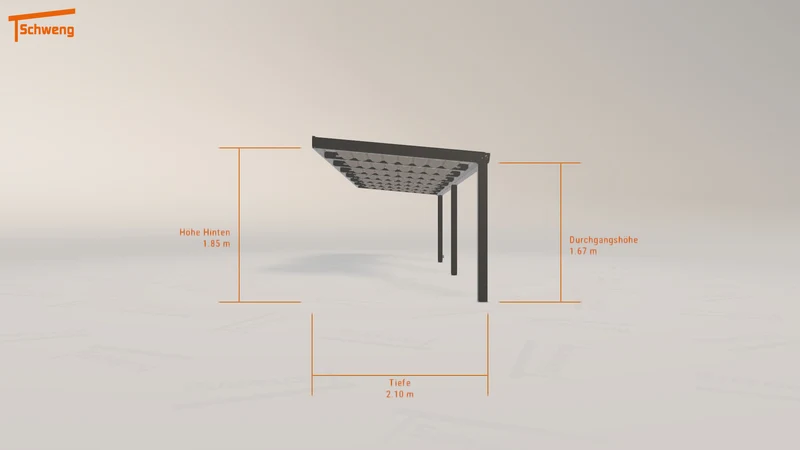 #DE Schweng Terrassenüberdachung S350 (ID jjnj7w)