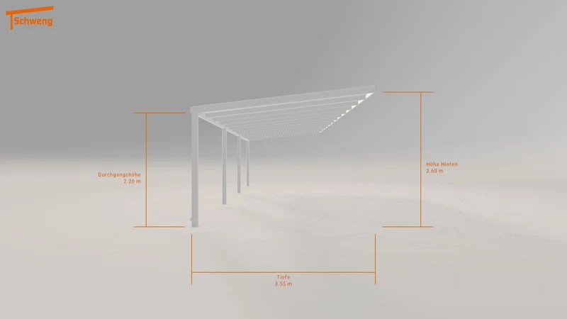 #DE Schweng Terrassenüberdachung S350 (ID 85y5xm)