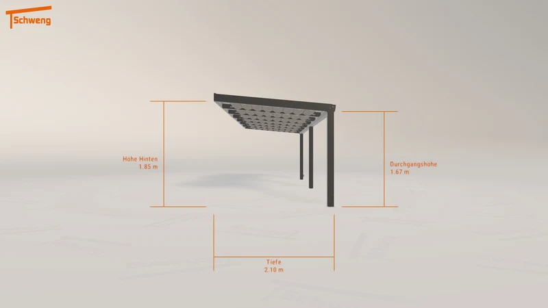 #DE Schweng Terrassenüberdachung S350 (ID jjnjkp)