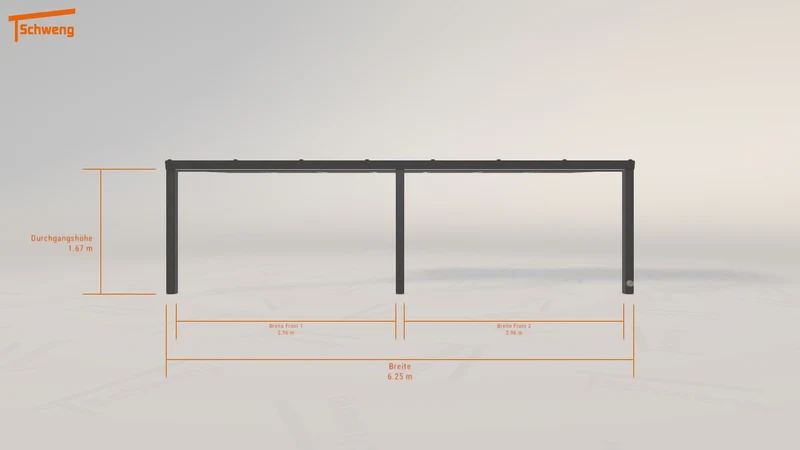 #DE Schweng Terrassenüberdachung S350 (ID 85y5xj)