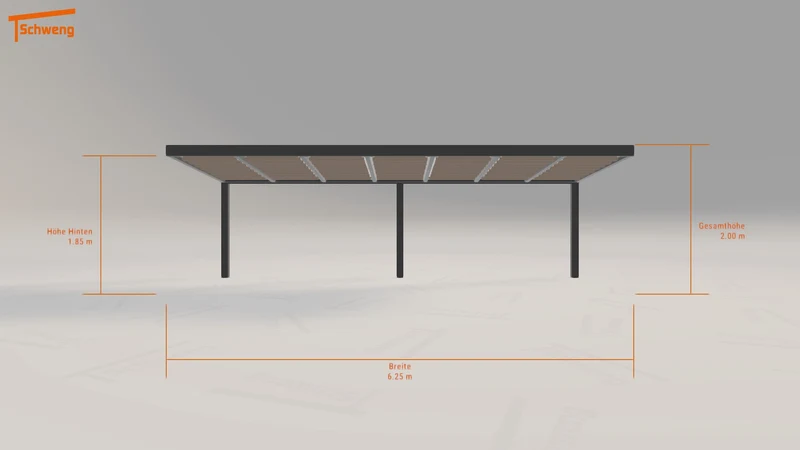#DE Schweng Terrassenüberdachung S350 (ID 85y5xj)