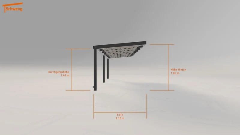 #DE Schweng Terrassenüberdachung S350 (ID 85y5xj)