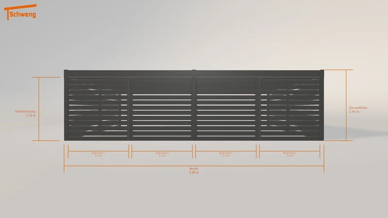 #DE Schweng Flachdachcarport C600+ (ID 42k2r8) #MTG