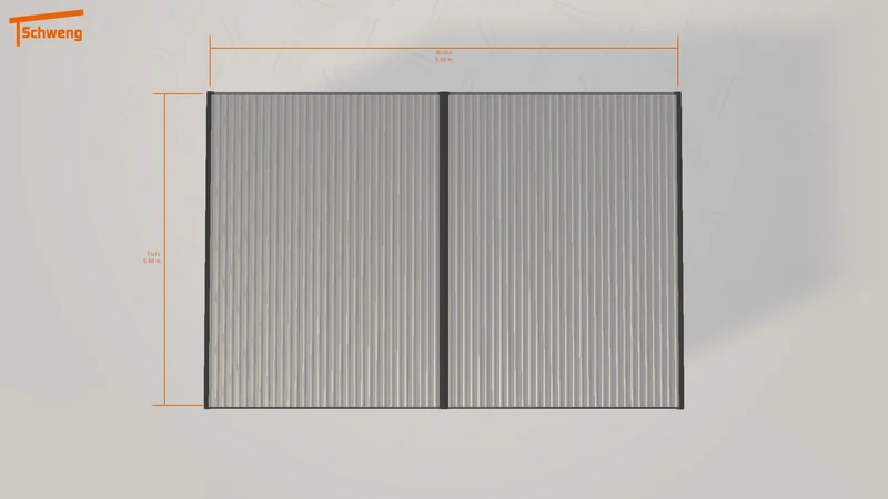 #DE Schweng Flachdachcarport C600+ (ID 42k2r8) #MTG