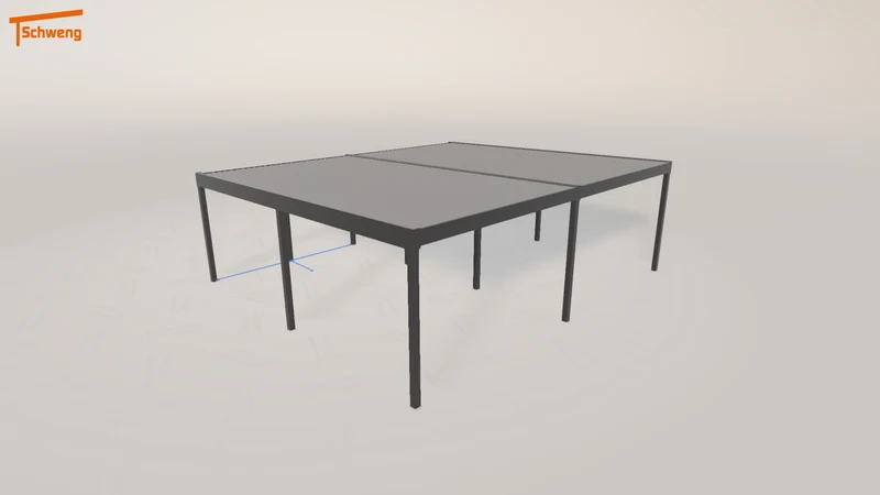 #DE Schweng Flachdachcarport C600 (ID w3pqy4) #MTG