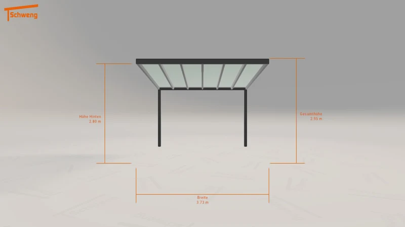 #DE Schweng Terrassenüberdachung S400 (ID 779ym7)