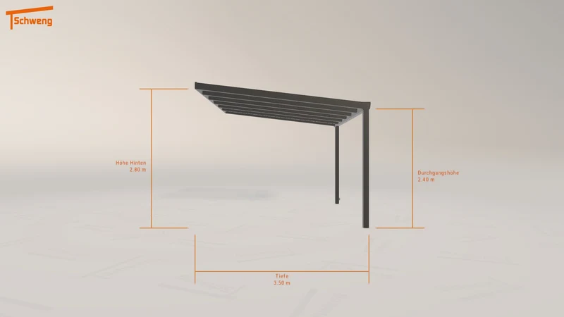 #DE Schweng Terrassenüberdachung S400 (ID 779ym7)