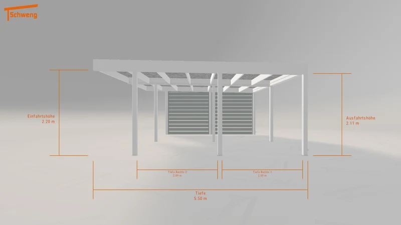 #DE Schweng Flachdachcarport C600 (ID g7zybp) #MTG