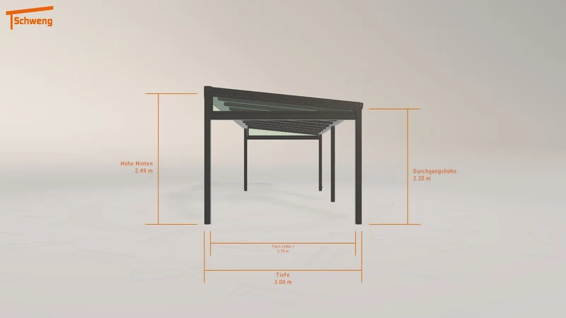 #DE Schweng Terrassenüberdachung S350 (ID pb8k84)