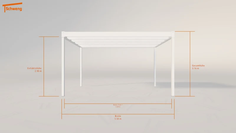 #AT Schweng Flachdachcarport C600 (ID bk7vk5)