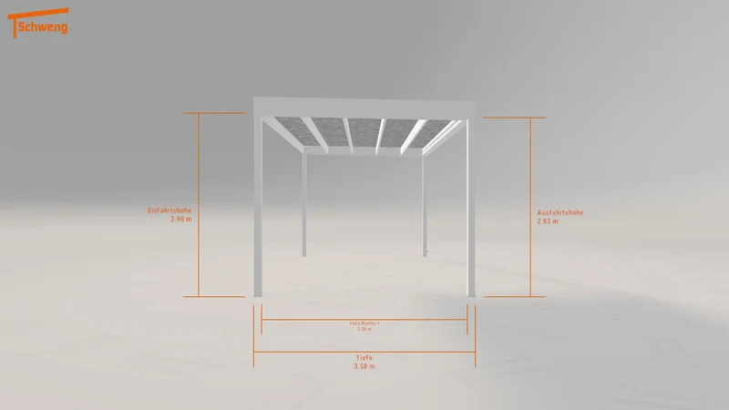 #AT Schweng Flachdachcarport C600 (ID bk7vk5)