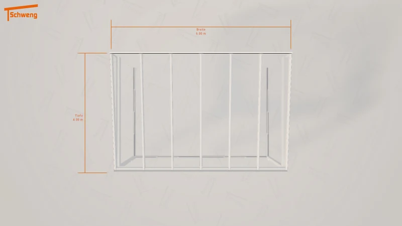 #DE Schweng Terrassenüberdachung S400 (ID 9w5w78)