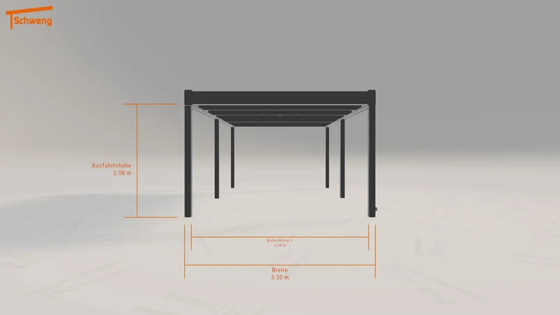 #DE Schweng Flachdachcarport C600 (ID jjnxz7) #MTG