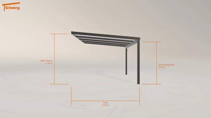 #DE Schweng Terrassenüberdachung S350 (ID rjkpj2)