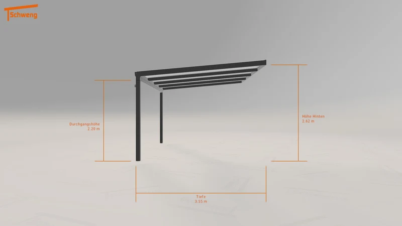#DE Schweng Terrassenüberdachung S350 (ID rjkpj2)