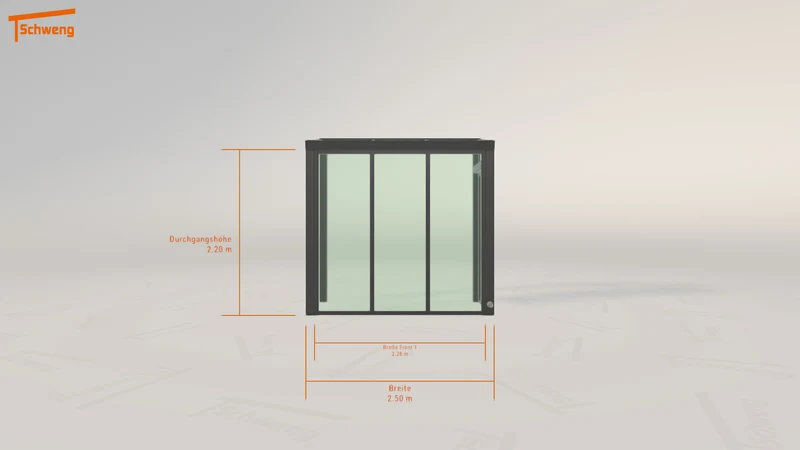 #DE Schweng Terrassenüberdachung S350 (ID 2qknn9)