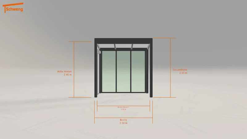#DE Schweng Terrassenüberdachung S350 (ID 2qknn9)