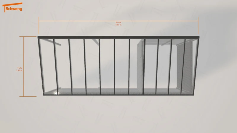 #DE Schweng Pultdachcarport S400 (ID jjnq2b)