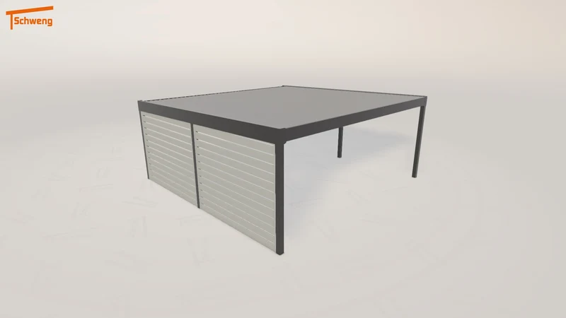 #DE Schweng Flachdachcarport C600+ (ID bk7vnv) #MTG