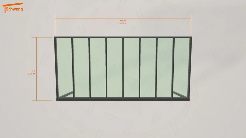 #AT Schweng Terrassenüberdachung S400 (ID 77q8d2)