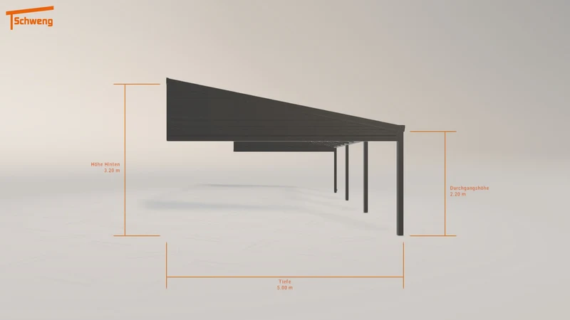 #AT Schweng Pultdachcarport S400 (ID v458qn)
