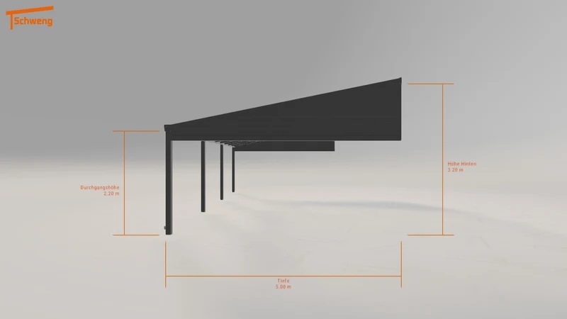 #AT Schweng Pultdachcarport S400 (ID v458qn)