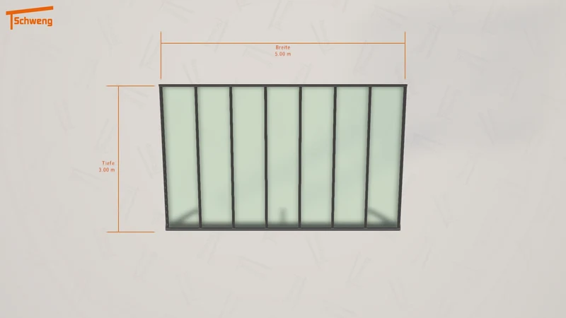 #DE Schweng Terrassenüberdachung S400 (ID rjwqj5)