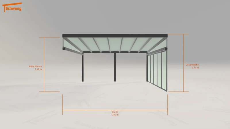 #DE Schweng Terrassenüberdachung S400 (ID qdjrr8)