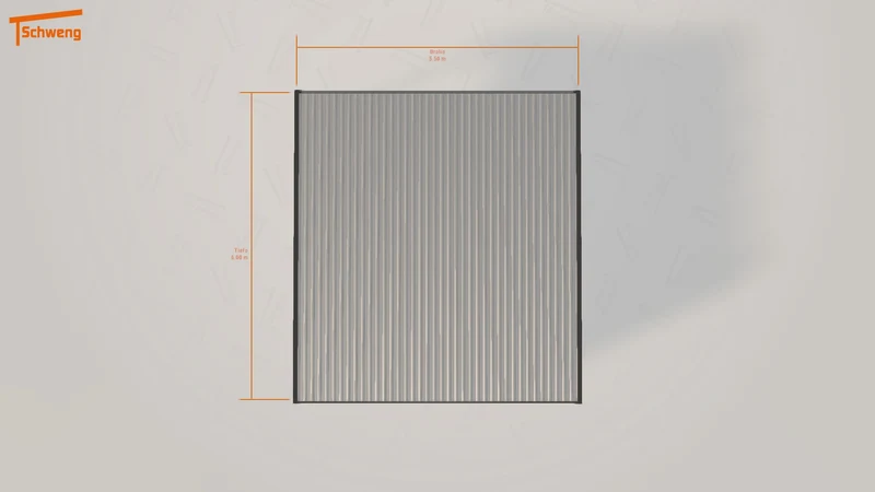 #DE Schweng Flachdachcarport C600+ (ID 42zdd9) #MTG