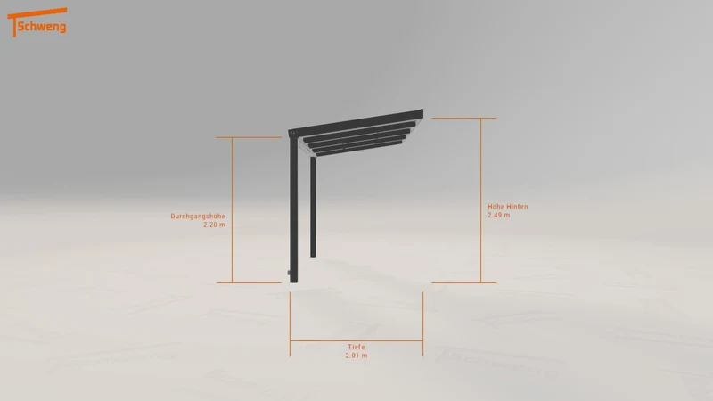 #DE Schweng Terrassenüberdachung S350 (ID g78447)