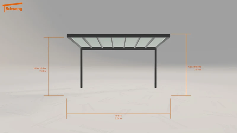 #DE Schweng Pultdachcarport S350 (ID 33k4zw) #MTG