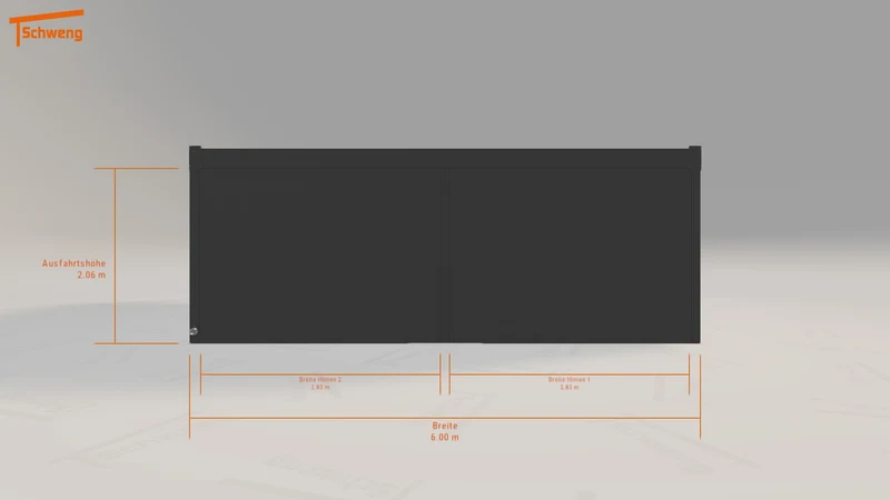 #DE Schweng Flachdachcarport C600 (ID rjwgq5)