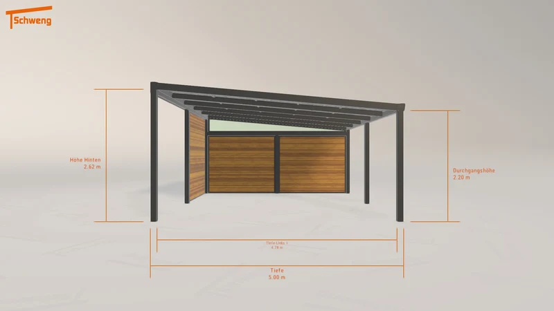 #DE Schweng Pultdachcarport S400 (ID k29xxb) #MTG