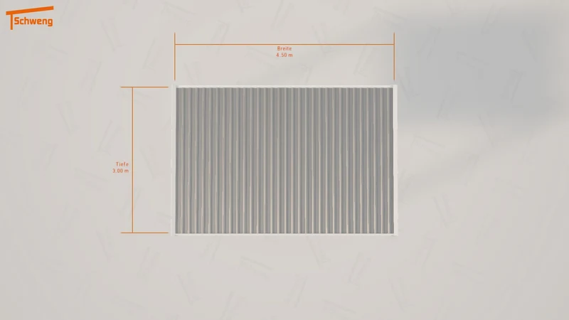 #DE Schweng Flachdachcarport C600 (ID 9wnmqy) #MTG