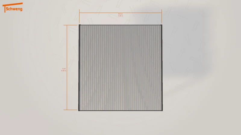 #DE Schweng Flachdachcarport C600 (ID zbjn7d) #MTG
