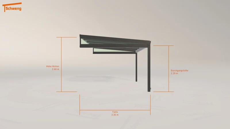 #DE Schweng Terrassenüberdachung S350 (ID 2qj7gw)
