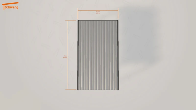 #DE Schweng Flachdachcarport C600 (ID pb8rvb)