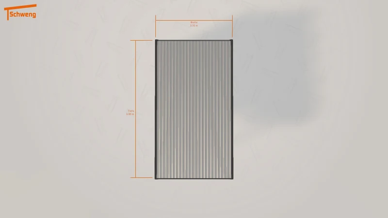 #DE Schweng Flachdachcarport C600 (ID bk95dv) #MTG