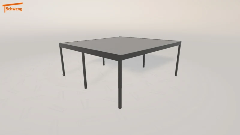 #DE Schweng Flachdachcarport C600+ (ID 42zbq5)