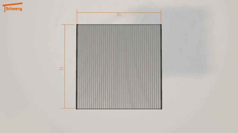 #DE Schweng Flachdachcarport C600+ (ID 42zbq5)