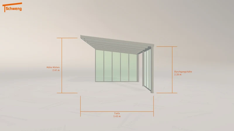 #AT Schweng Terrassenüberdachung S350 (ID v45xgq)