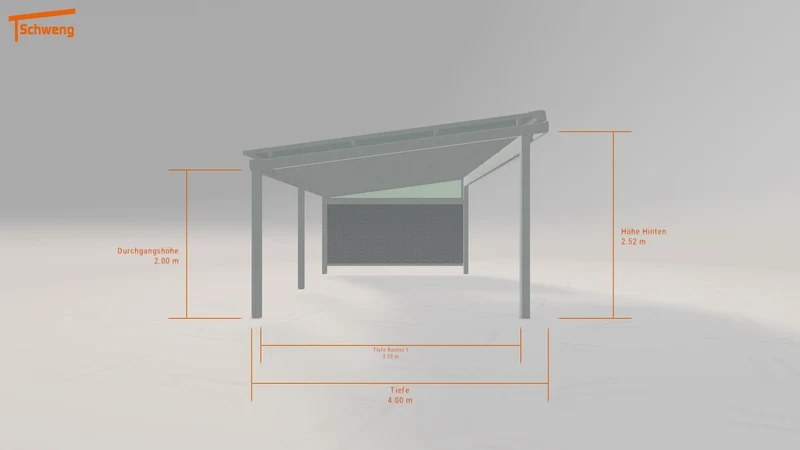 #DE Schweng Terrassenüberdachung S400 (ID k29n9b)