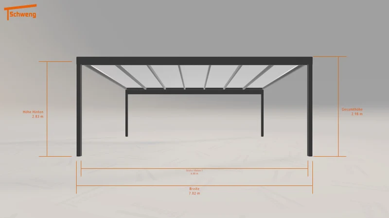 #AT Schweng Pultdachcarport S400 (ID v45wj3)