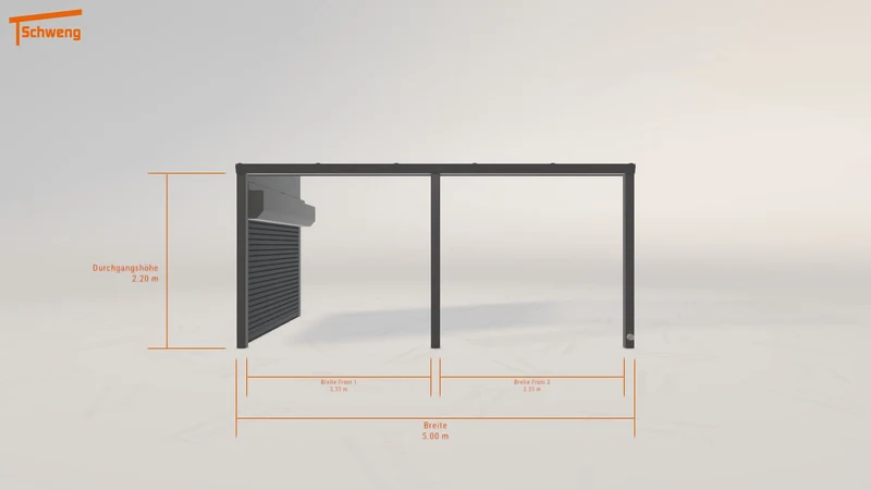 #DE Schweng Pultdachcarport S350 (ID yg8by8)